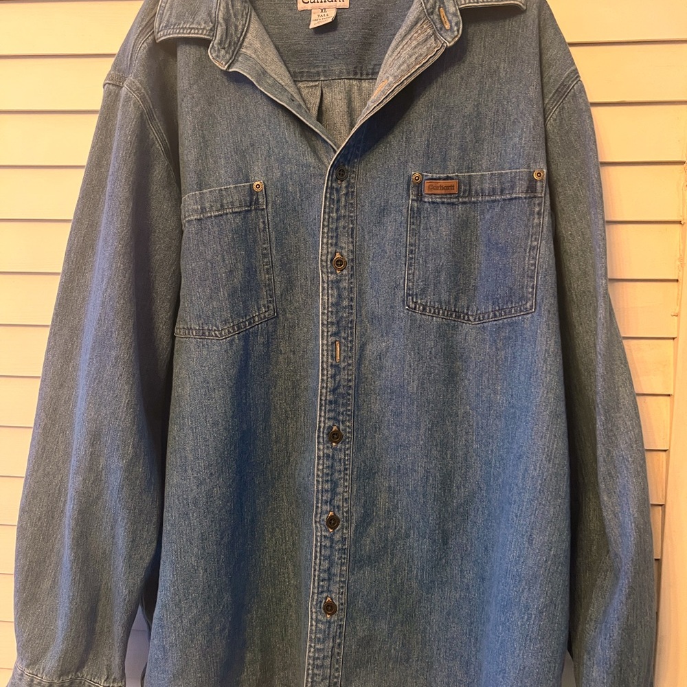 Vintage Men’s Carhartt Button Down XL Tall